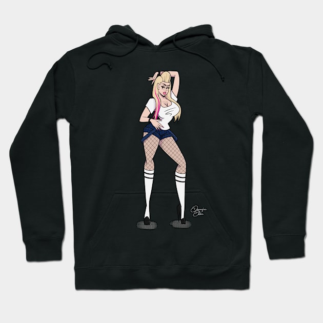 Girlfriend Hoodie by Jennifer Elder Art